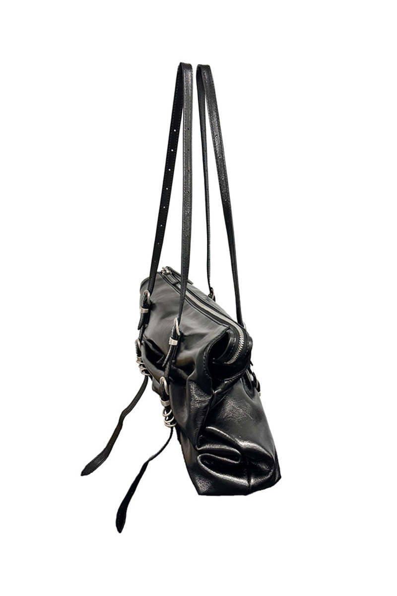 MARGESHERWOOD Overpacker Bag - Black Soft Crinkle | Garmentory