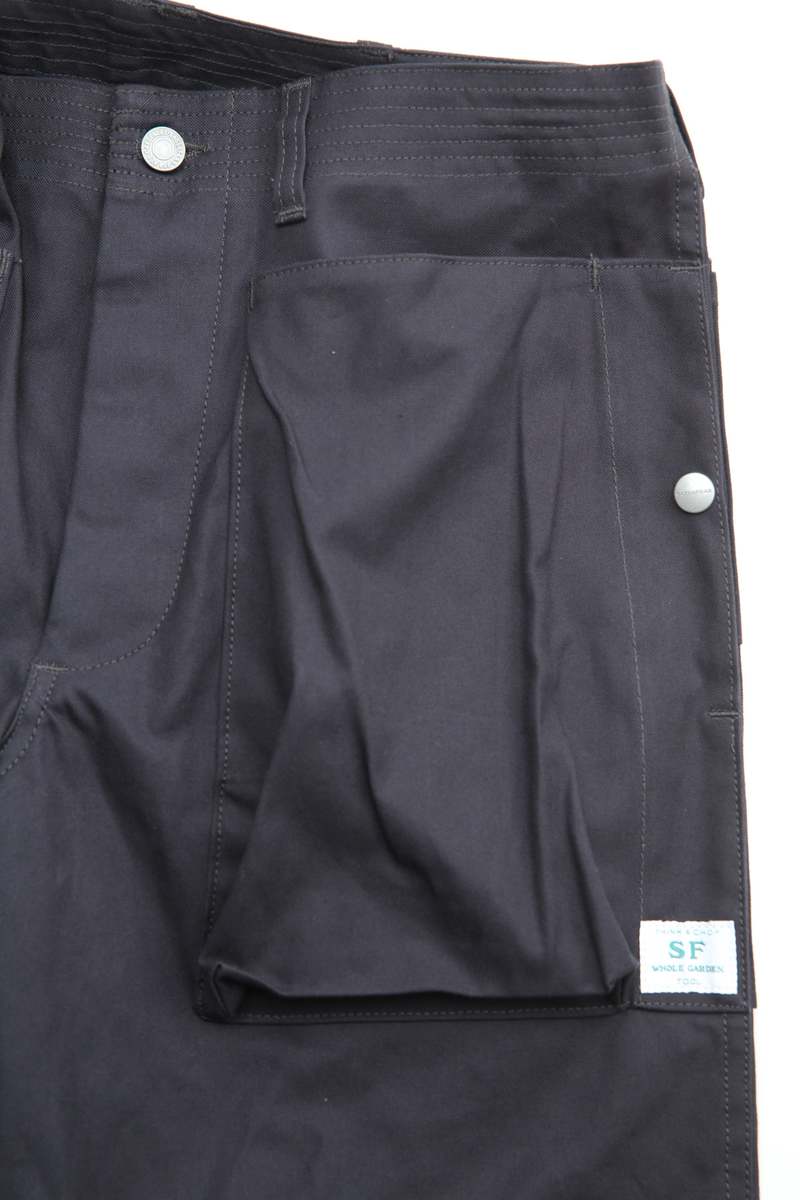 Sassafras Digs Crew 4/5 Pant - Charcoal