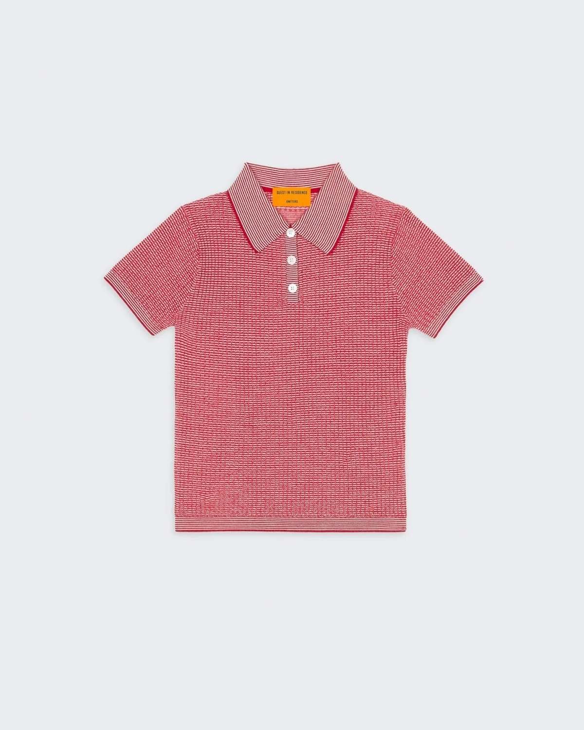 Tシャツ・カットソー Guest In Residence 'Shrunken' Polo Shirt Shrunken Polo - Cream – Guest In Residence