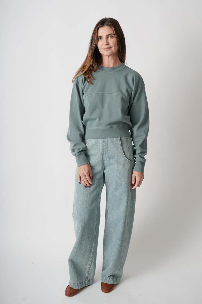 Rachel Comey Marin Sweatshirt - Petrol Rachel Comey Marin Sweatshirt - Petrol