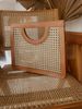 Village Thrive Cora Leather and Rattan Handbag - Thumbnail 6