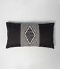 VOZ Diamante Lumbar Pillow - Black/Ivory - Thumbnail 2