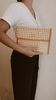 Village Thrive Eva Leather and Rattan Clutch - Thumbnail 3