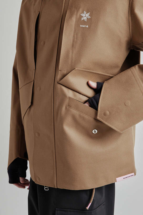 Goldwin x OAMC 3L Field Jacket - Camel | Garmentory