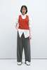 Cordera Merino Pointelle Pants - Grey - Thumbnail 2