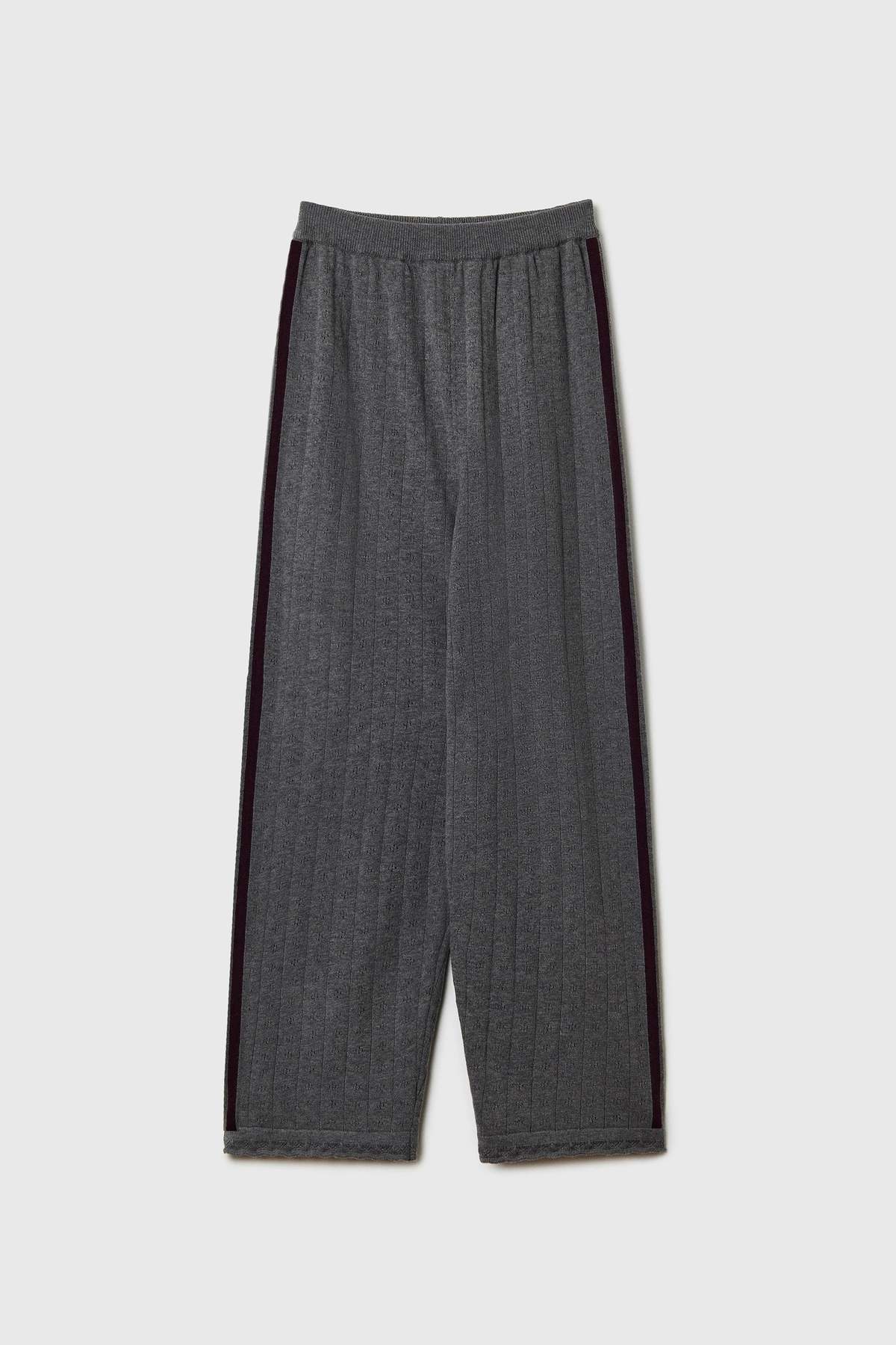 Cordera Merino Pointelle Pants - Grey - Image 4 of 4