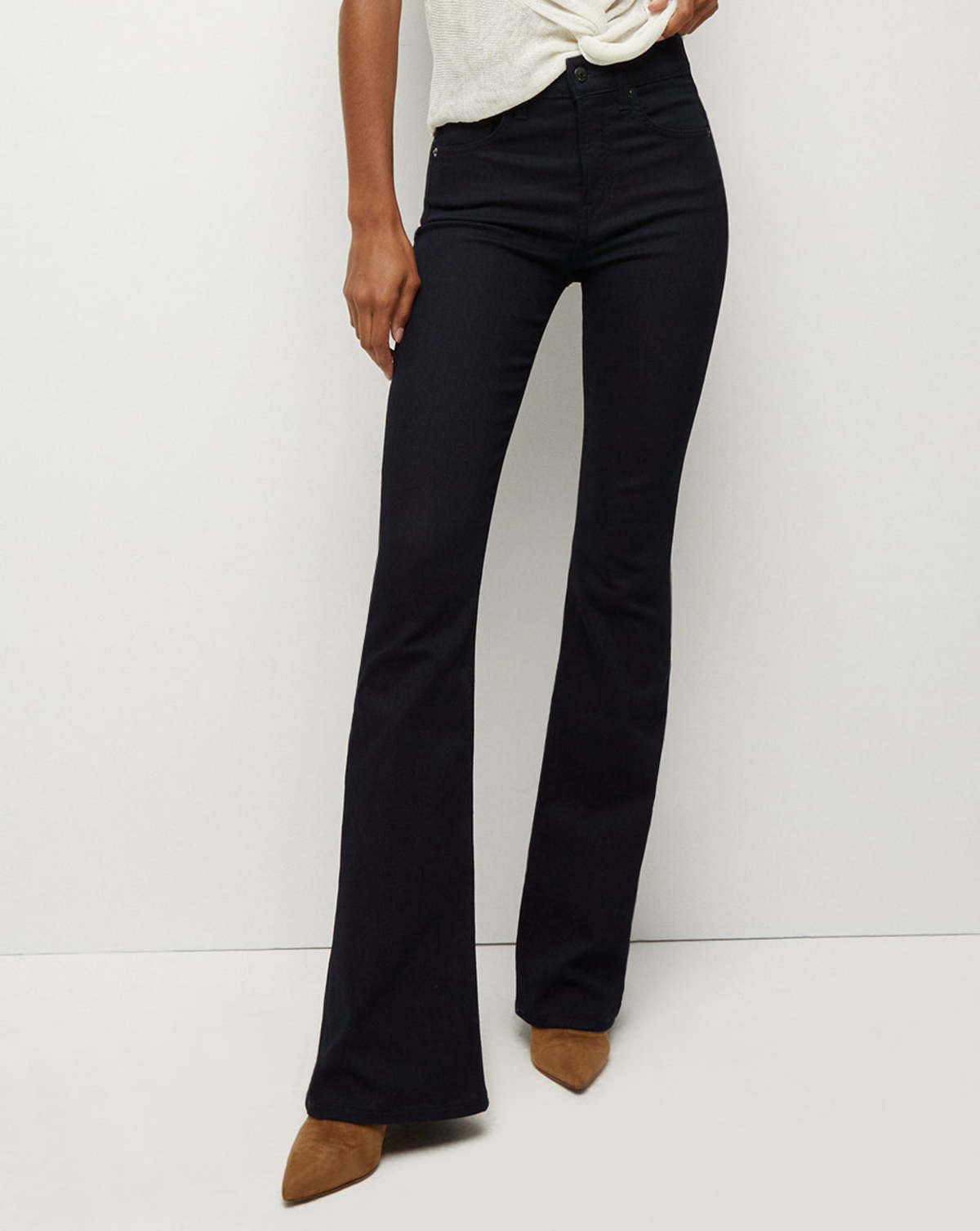 Veronica Beard Beverly Skinny-Flare Jean - Indigo - Image 2 of 5