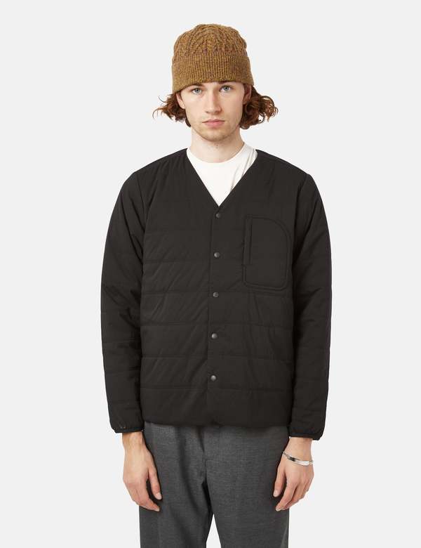 Snow Peak Flexible Insulated Cardigan - Black | Garmentory