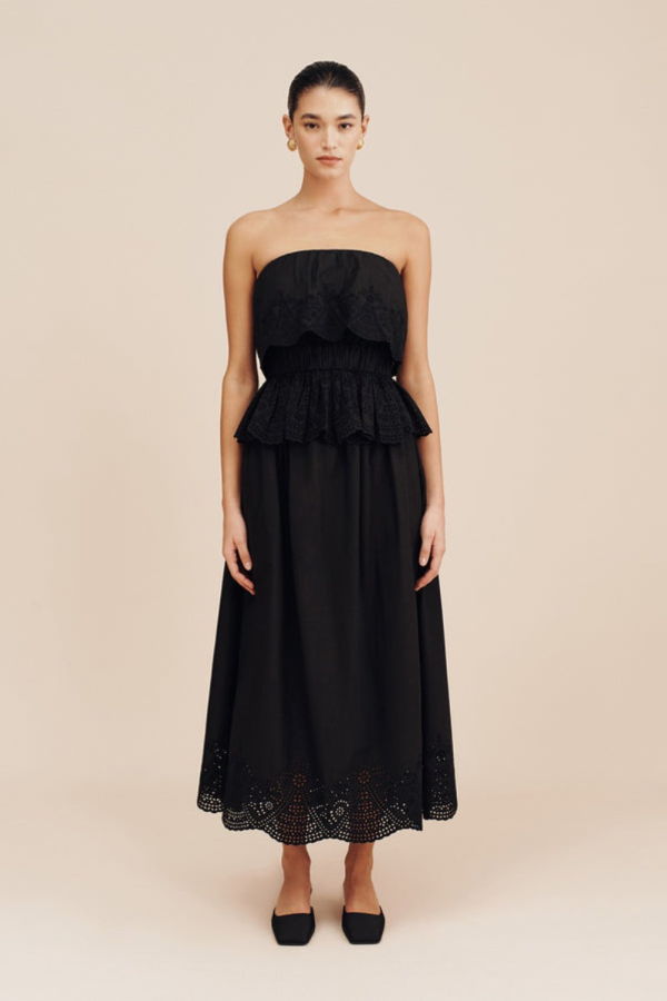 Posse Beryl Strapless Top - Black