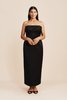 Posse Romeo Strapless Dress - Black - Thumbnail 1