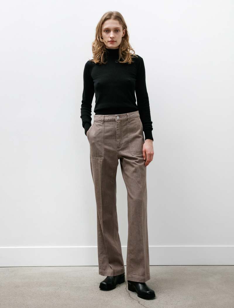 Ernie Palo Wool Fatigue Pants スラックス Ernie Palo Denim Work Slacks - Beige | Garmentory