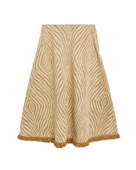 Ditmars様 By Malene Birger Giabbo Skirt - Zebra | Garmentory