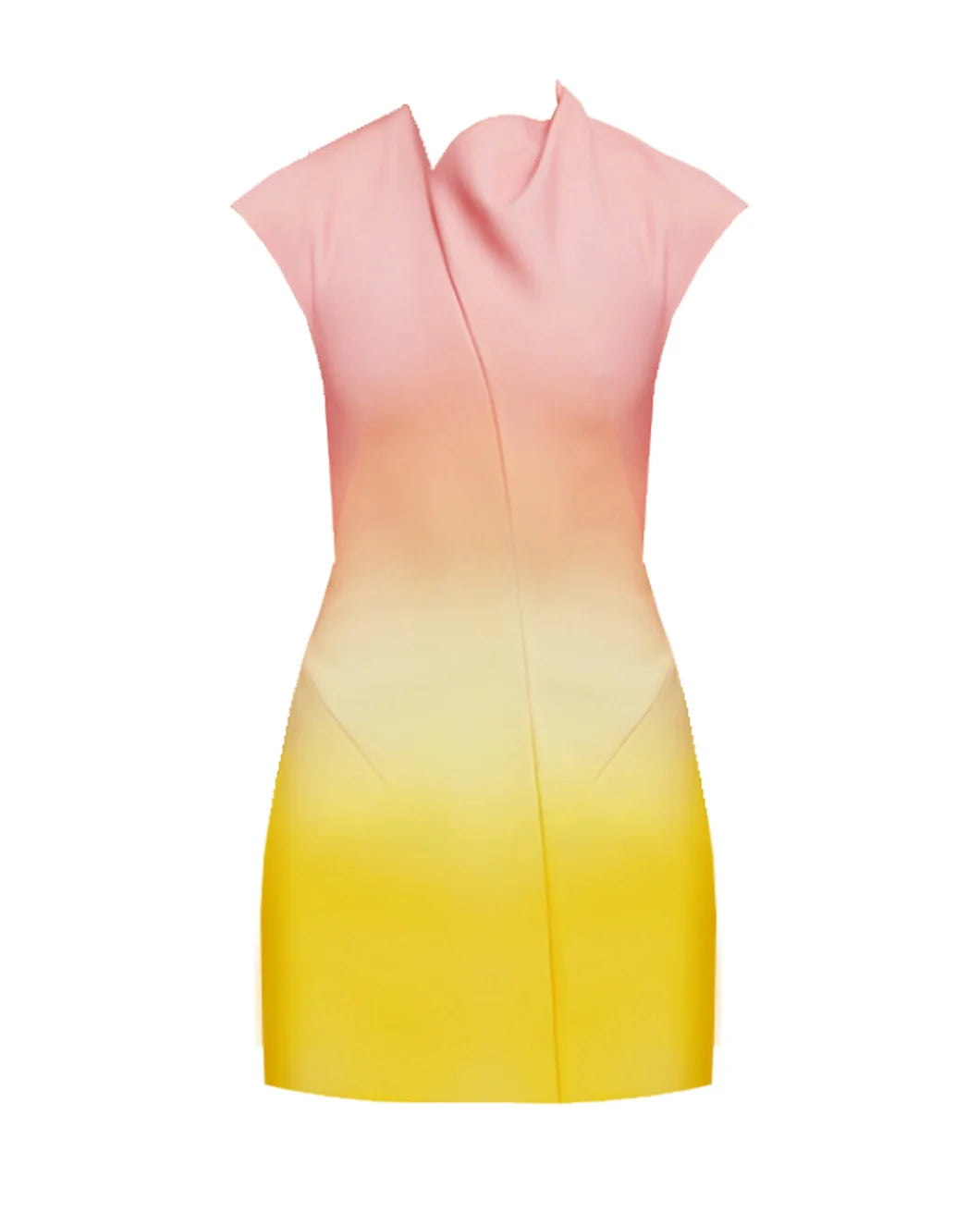 Acler Warfield Mini Dress - Rising Sun Ombre | Garmentory
