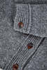 L'ENVERS Calamity Merino Wool Knit Jacket - Ash Grey - Thumbnail 8
