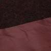 Melton Lapel Collar Car Coat - Wine - Thumbnail 6