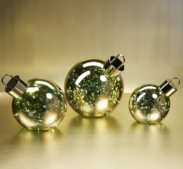 Zodax LED Glass Oversized Medium Ball Ornament