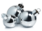 Zodax LED Glass Oversized Medium Ball Ornament - Thumbnail 2