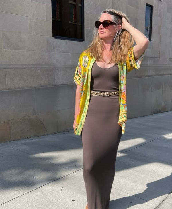 dolman sleeve a-line dress Dolman Sleeve Soft Knit Dress – udelny.com main image 0
