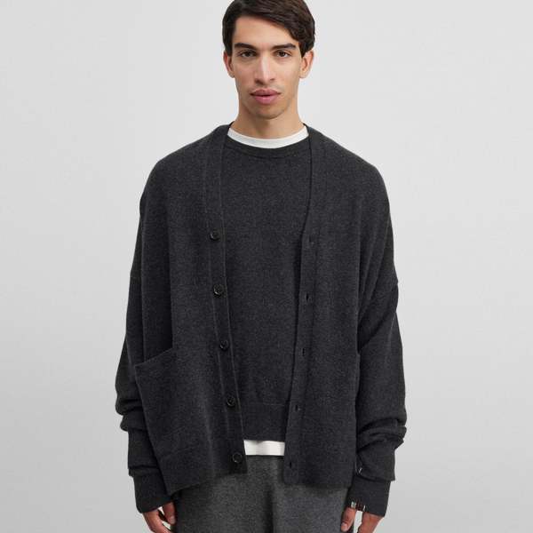 Extreme Cashmere Tokio Cashmere Cardigan - Shadow