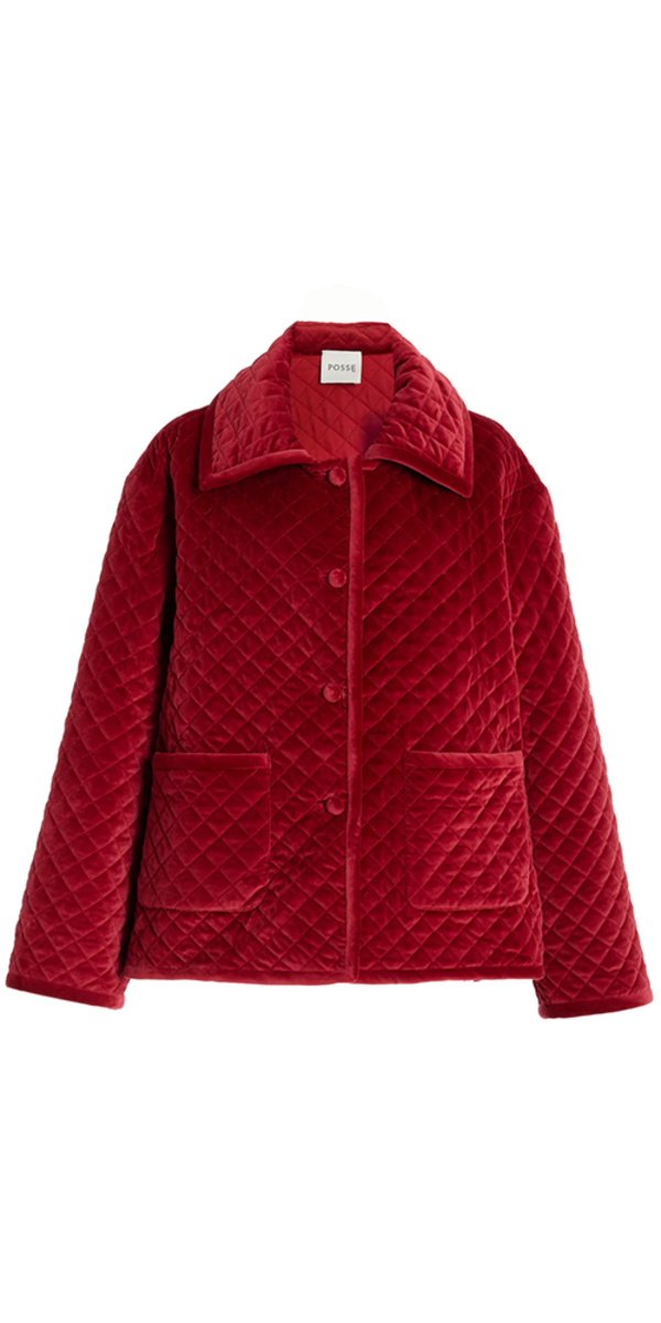 Posse Marley Jacket - Red Velvet Posse Marley Jacket - Red Velvet