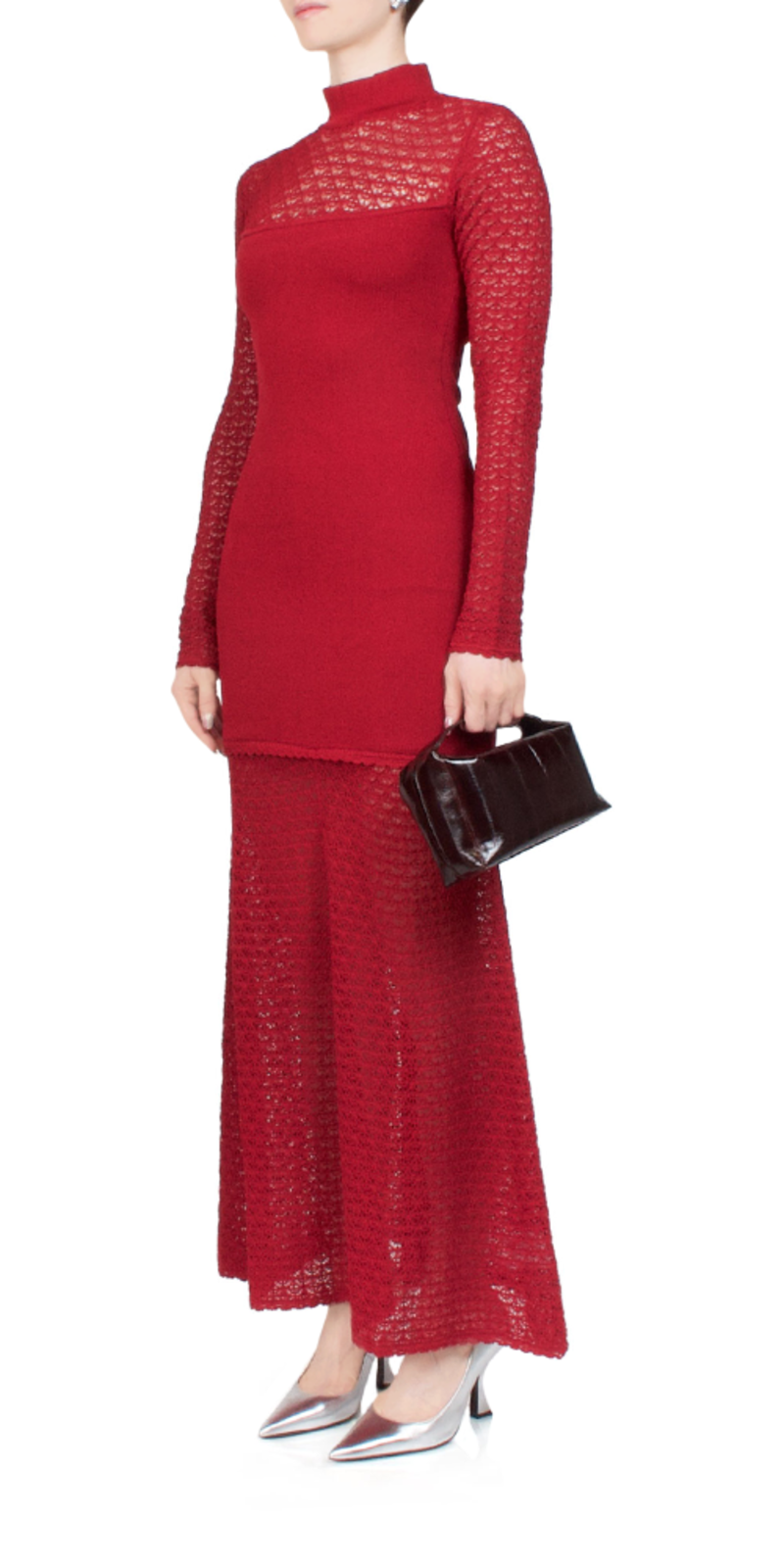 Posse Romy High Neck Dress - Chilli Posse Romy High Neck Dress - Chilli