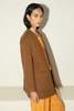 Datura Brushed Wool Blazer - Avellana - Thumbnail 1