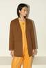 Datura Brushed Wool Blazer - Avellana - Thumbnail 4