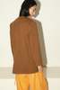 Datura Brushed Wool Blazer - Avellana - Thumbnail 5