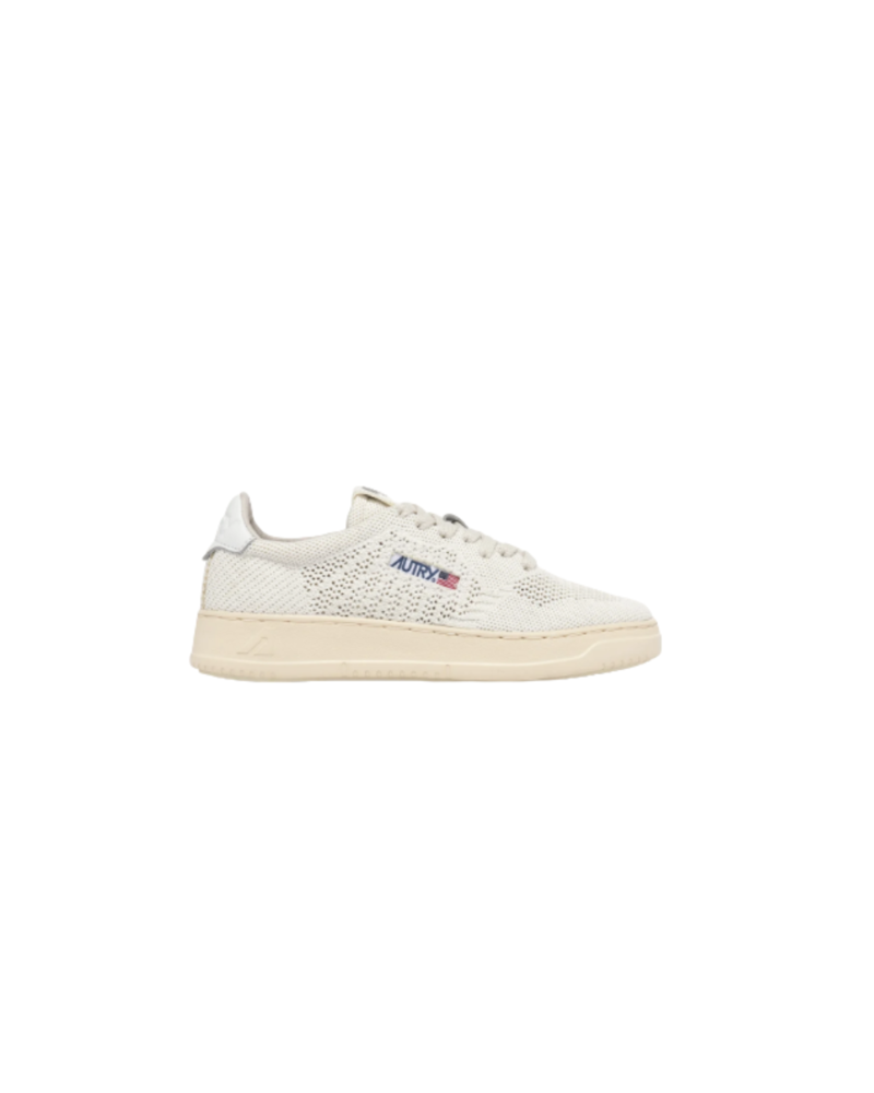 Autry Ease Knit Low Sneakers - Ivory/White Autry Ease Knit Low Sneakers - Ivory/White