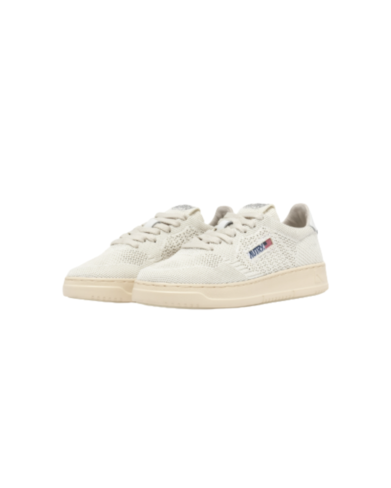 Autry Ease Knit Low Sneakers - Ivory/White Autry Ease Knit Low Sneakers - Ivory/White