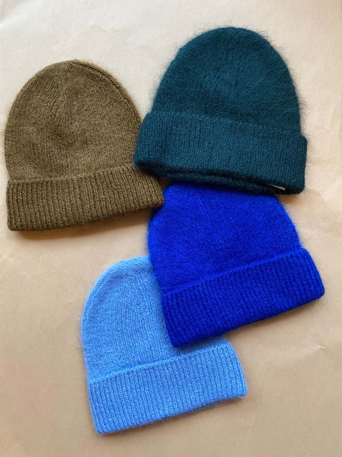 Michaela Greg Brushed Rib Beanie Micaela Greg Brushed Rib Hat | Garmentory main image 4