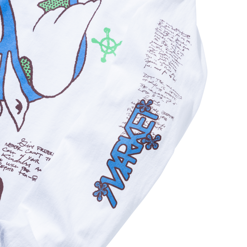MARKET Peace Practice Longsleeve Tee - White