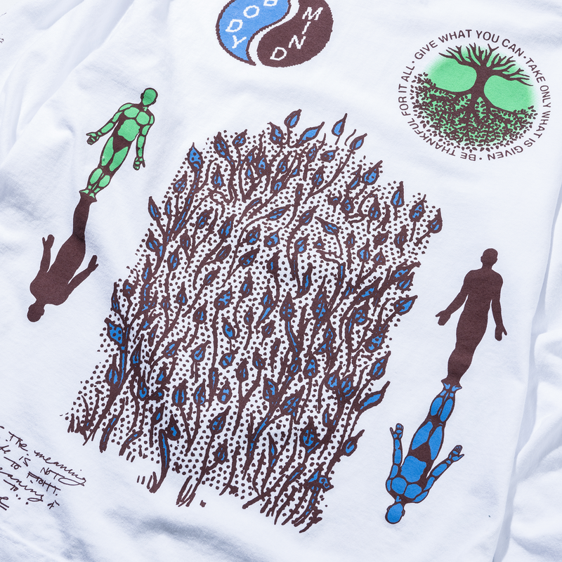 MARKET Peace Practice Longsleeve Tee - White