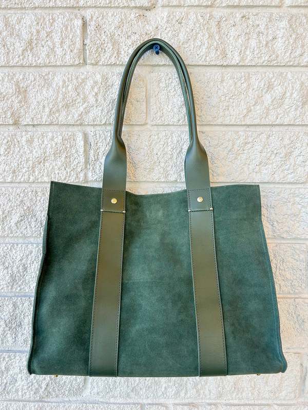 Clare V. Nomie Bag - Loden Suede Clare V. Nomie Bag - Loden Suede