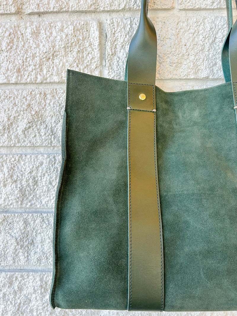 Clare V. Nomie Bag - Loden Suede