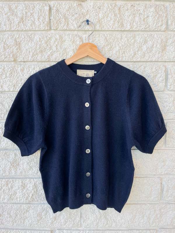 demylee Zoe Cashmere Cardigan - Navy