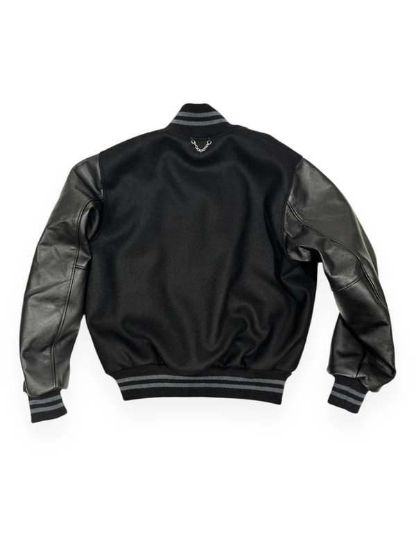 Settlemier Varsity Jacket - black | Garmentory