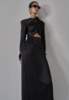 The NKC Store Colette Satin Dress - Black - Thumbnail 3