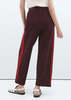 Cordera Merino Pointelle Pants - Burgundy - Thumbnail 3