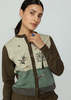 Antipast Olive Harvest Cardigan - Ivory/Khaki - Thumbnail 1