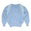 Sundazed Virgin Wool Tuck Stitch Crewneck Jumper - Baby Blue - Thumbnail 1