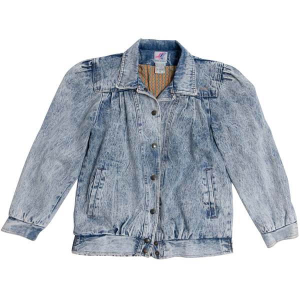 BNS Acid Wash Denim Weave Shirt Jacket - Acid