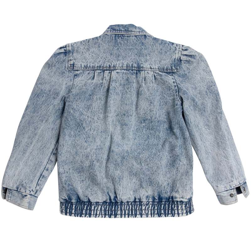 BNS Acid Wash Denim Weave Shirt Jacket - Acid