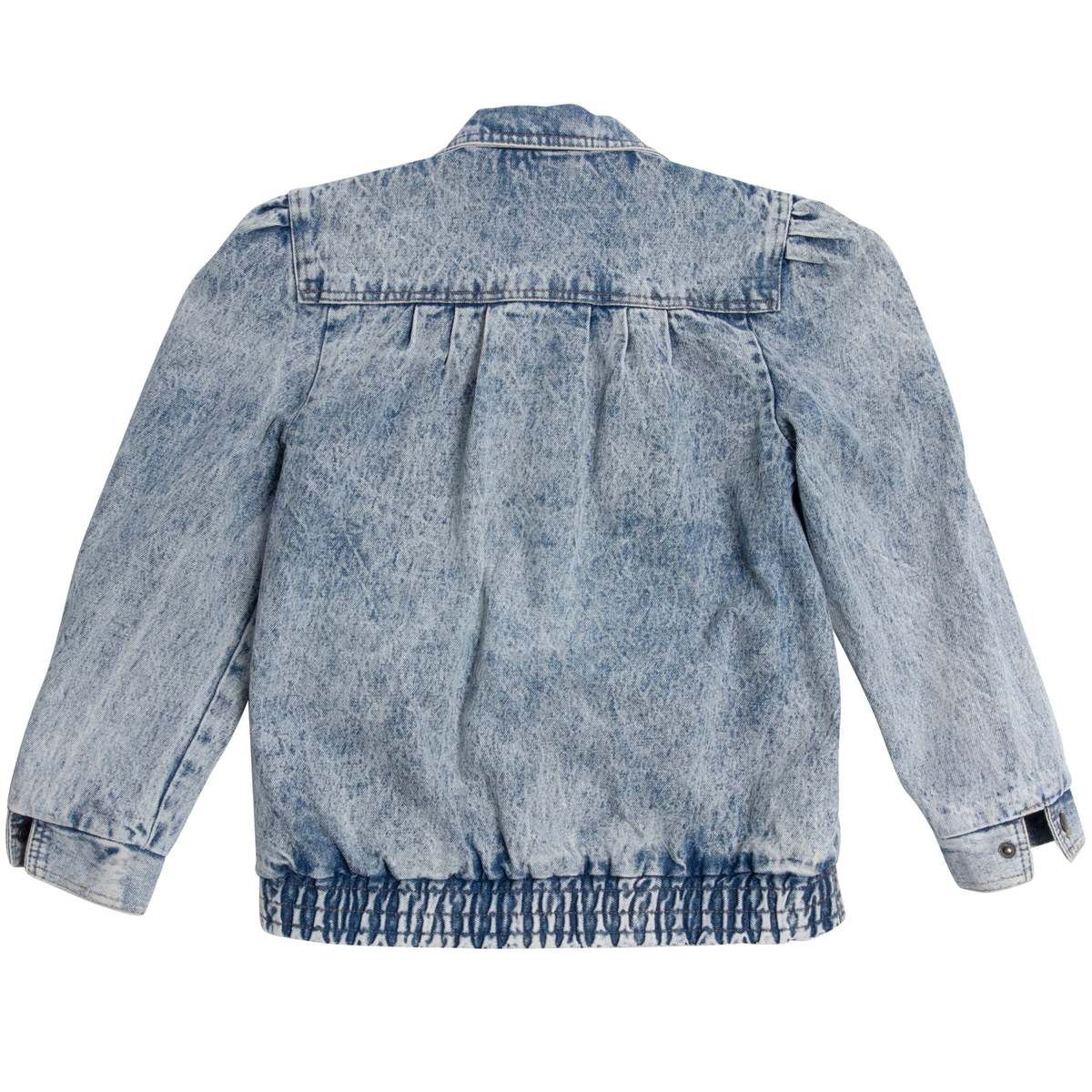 BNS Acid Wash Denim Weave Shirt Jacket - Acid - Image 4 of 6