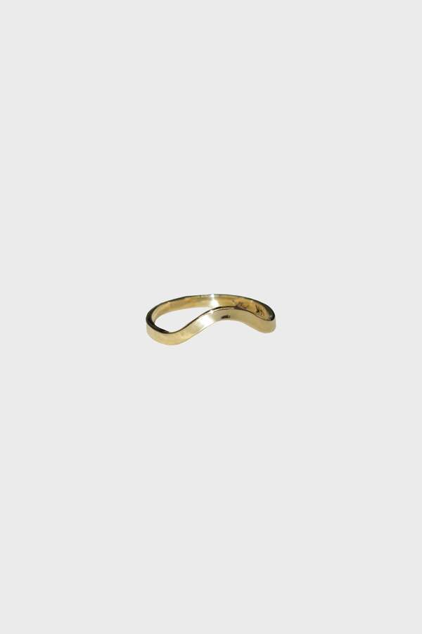 Young in the Mountains Arc Band Ring - 14k Yellow Gold