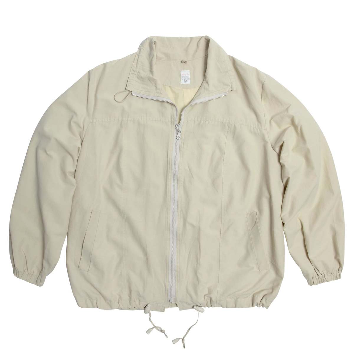 Hoang Son Crash Weave Viscose Track Jacket - Cream - Image 1 of 5