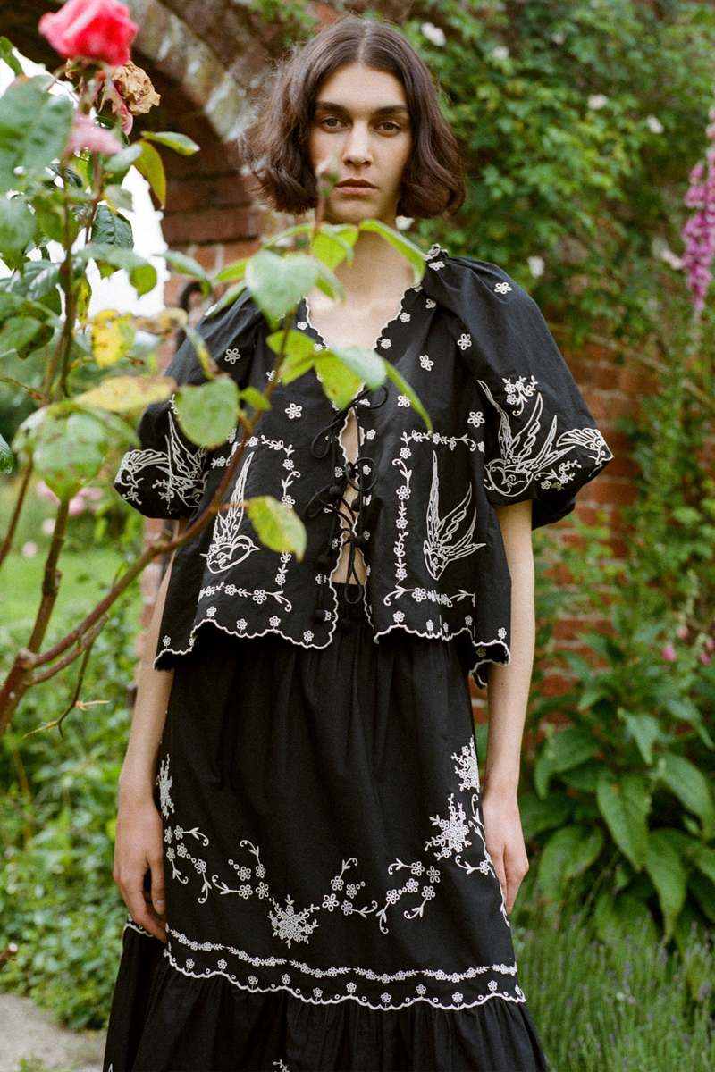 トップス Lindsay logo tops AM1491 I-12379W-SHK-YC_NAVY-LIGHTBLUE