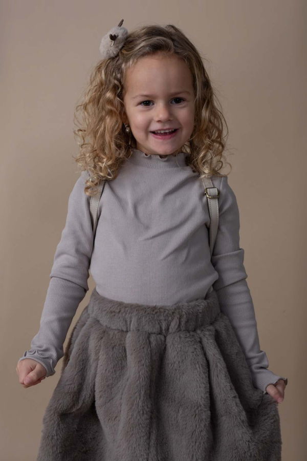 Kids Donsje Wonsy Shirt - Grey Violet