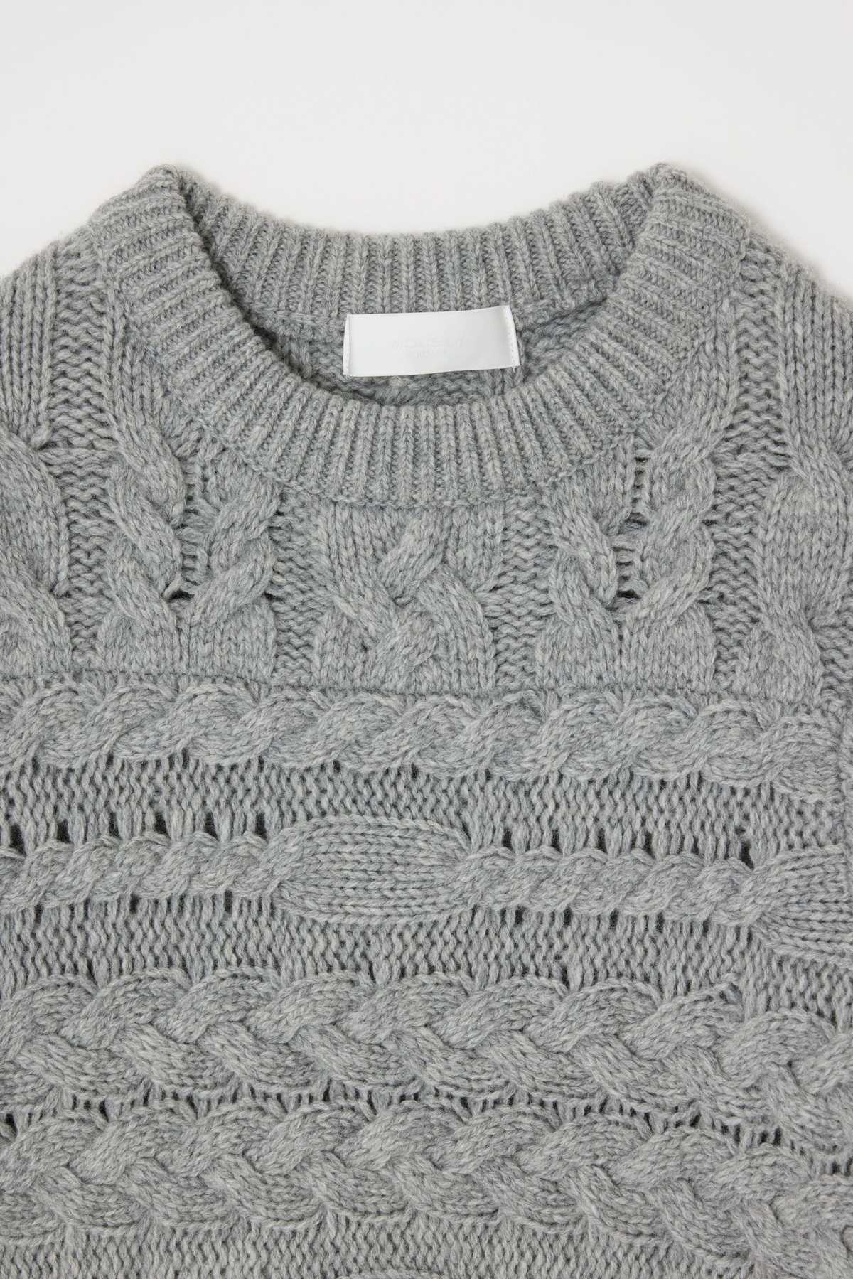 MOUSSY Cable Knitting Sweater - Image 2 of 3