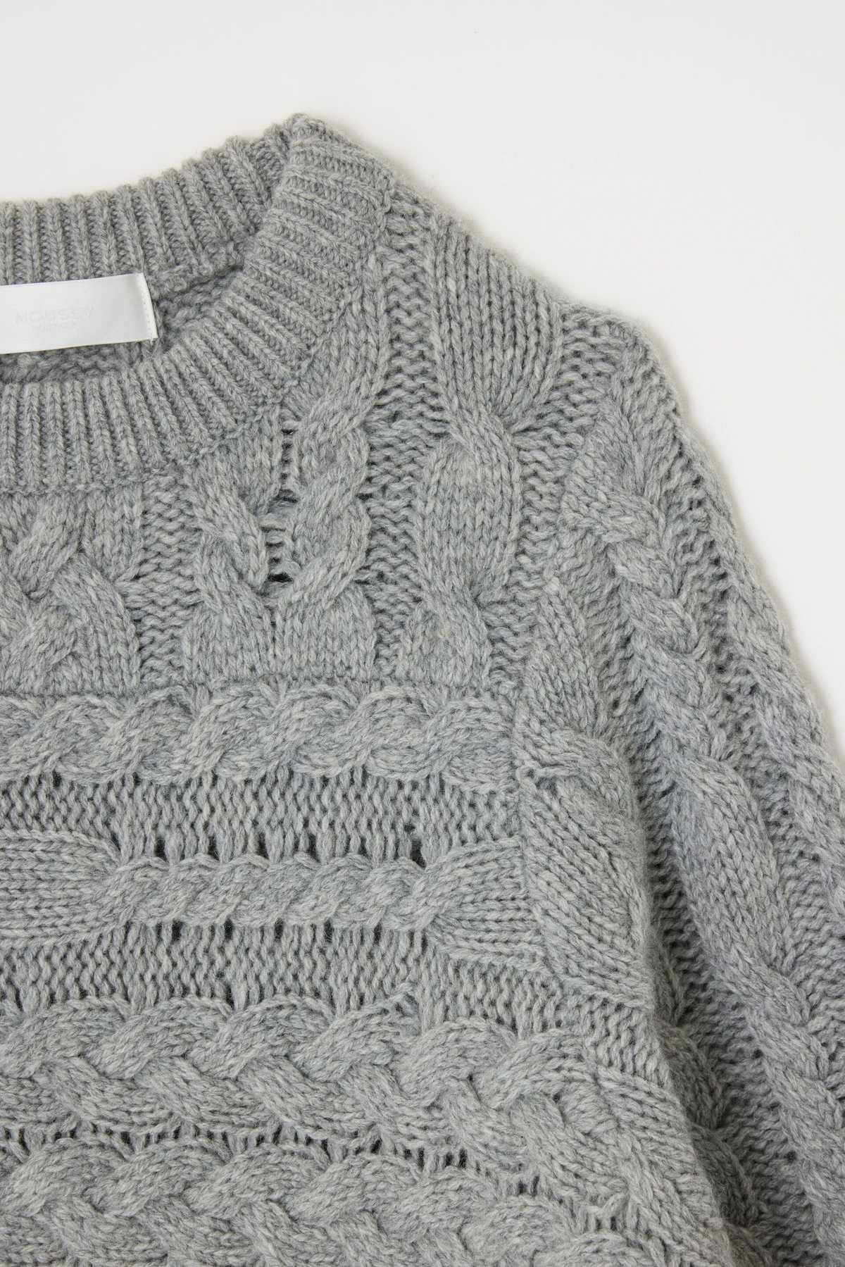 MOUSSY Cable Knitting Sweater - Image 3 of 3